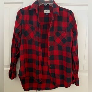 Universal Thread Red and Black Flannel